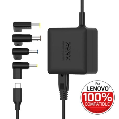 Port Alimentation secteur GaN 65W pour Lenovo - 4 embouts (904065LEEU) - Achat / Vente Chargeur sur grosbill.com - 5