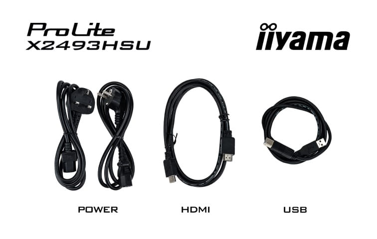 Iiyama 24 pouces  X2493HSU-B1 - Ecran PC Iiyama - grosbill.com - 12