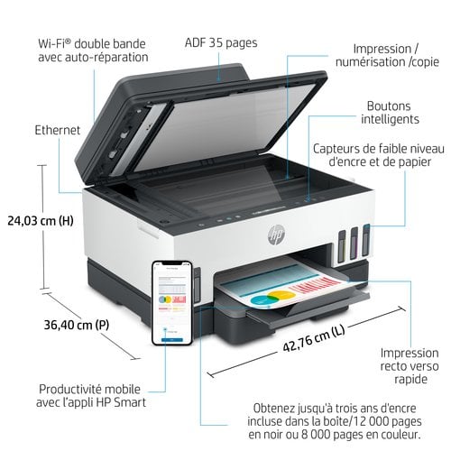 SMART TANK 7305 AIO 4800X1200 - Achat / Vente sur grosbill.com - 5