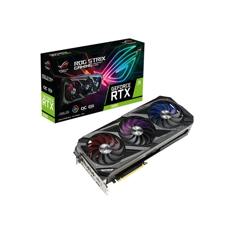 Asus ROG-STRIX-RTX3080-12G-GAMING LHR  - Carte graphique Asus - 0