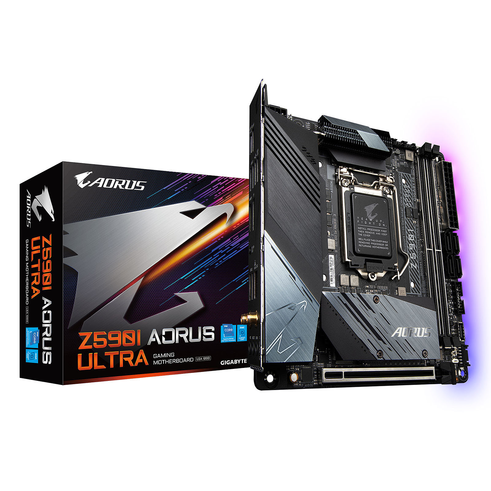Gigabyte Z590I AORUS ULTRA Mini-ITX  - Carte mère Gigabyte - 0