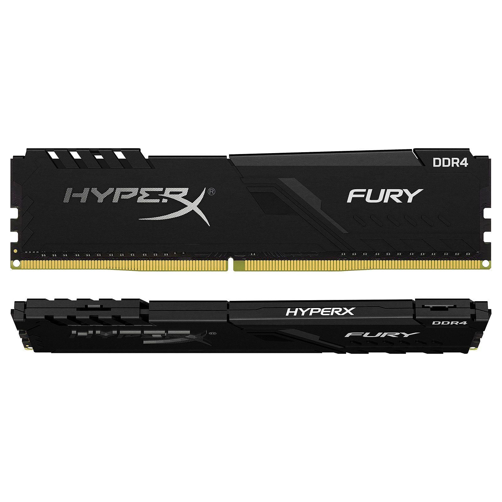 Kingston HyperX Fury 16Go (2x8Go) DDR4 2666MHz - Mémoire PC Kingston sur grosbill.com - 0