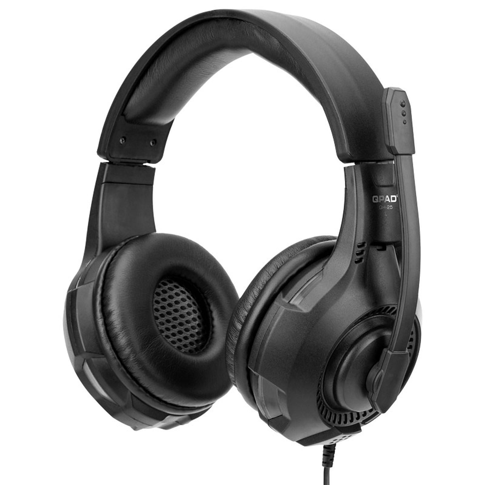 QPAD QH-25 True 7.1 Noir - Micro-casque - grosbill.com - 2