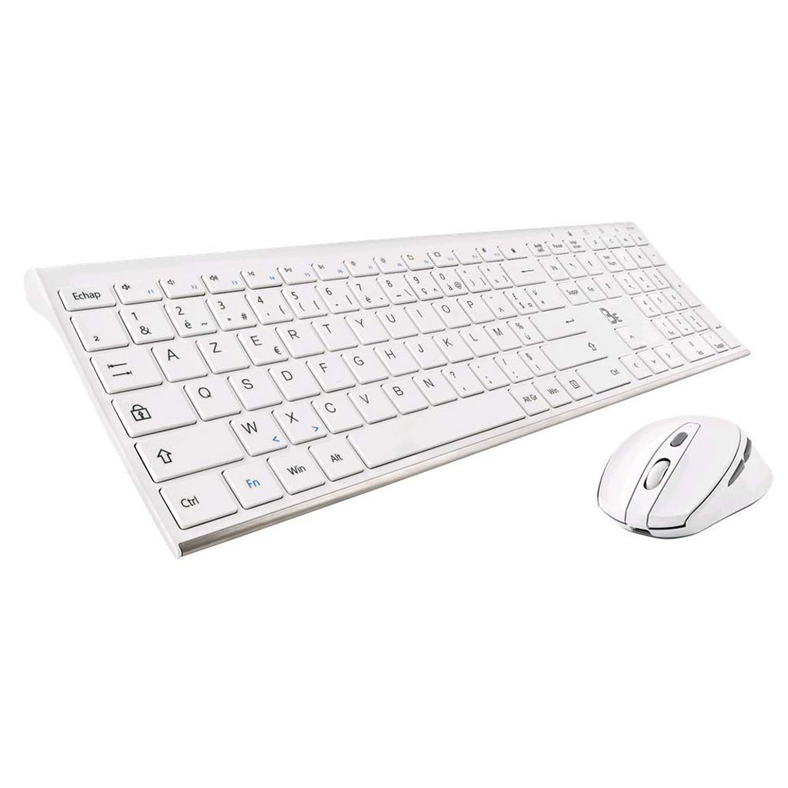 Blue Element Grapheme Blanc - Pack Clavier/Souris - grosbill.com - 0