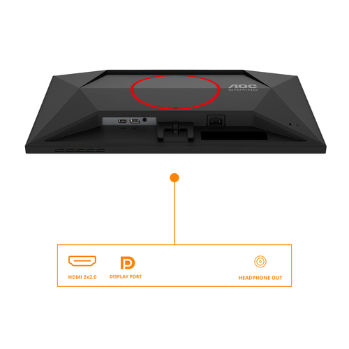 AOC 24 pouces  24G4HRE - Ecran PC AOC - grosbill.com - 1