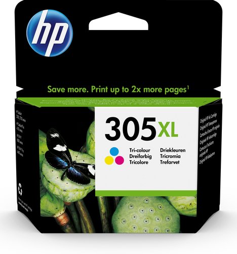 image produit HP HP 305XL High Yield Tri-color Original I Grosbill