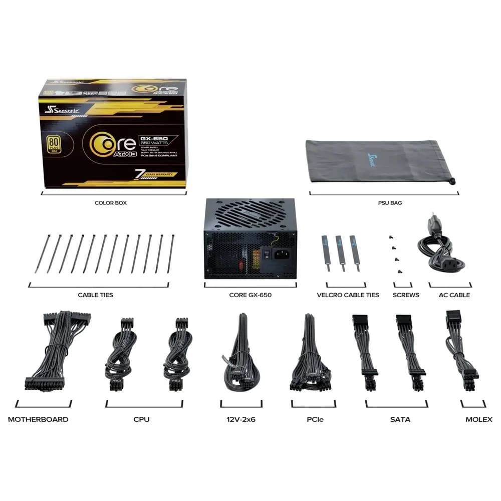 Seasonic GX-650-V2 (650W 80+ Gold) - Alimentation Seasonic - 6