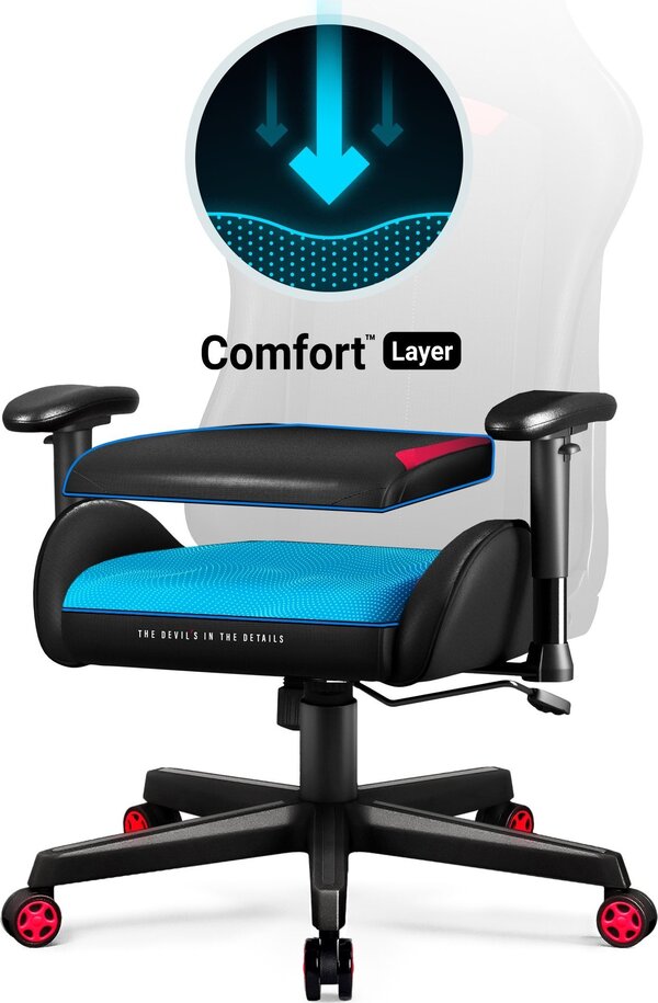 Diablo Chairs  X-Starter Noir/Rouge - Siège PC Gamer - grosbill.com - 2