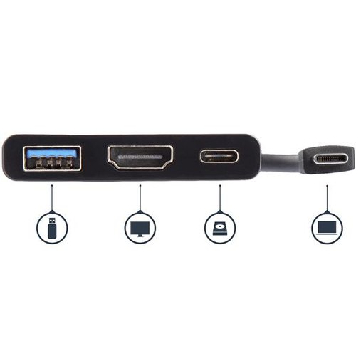 USB-C 4K HDMI Multifunction Adapter - PD - Achat / Vente sur grosbill.com - 3