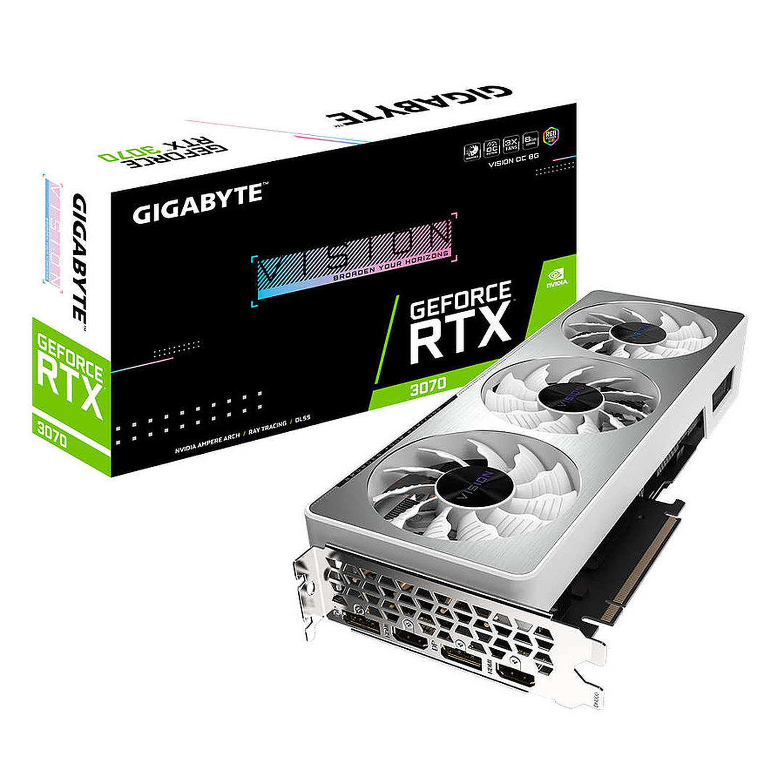 Gigabyte RTX 3070 VISION OC 8G LHR  - Carte graphique Gigabyte - 0