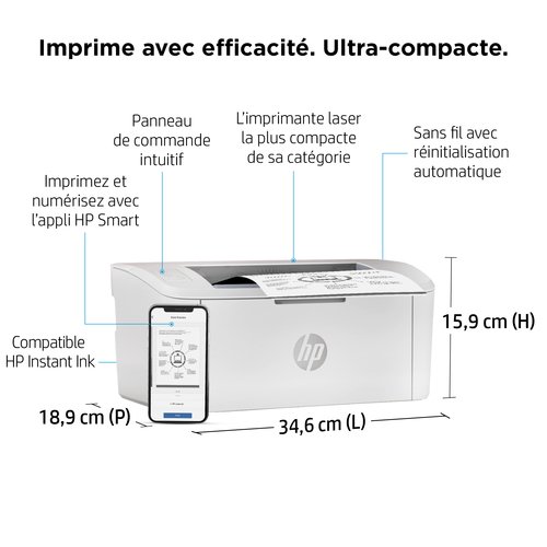  LaserJet M110w   (7MD66F#B19) - Achat / Vente sur grosbill.com - 13