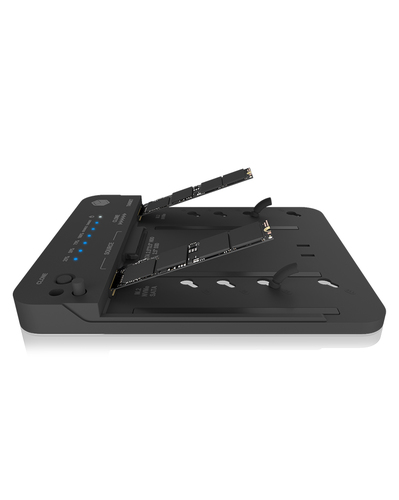 Icy Box Clone Station USB-C 3.2 M.2/SATA - Boîtier externe - 3