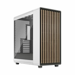 Boîtier PC Fractal Design - North XL Chalk White TG Clear - MT/Ss Alim/E-ATX#