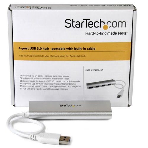 4 Port Portable USB 3.0 Hub - Aluminum - Achat / Vente sur grosbill.com - 4