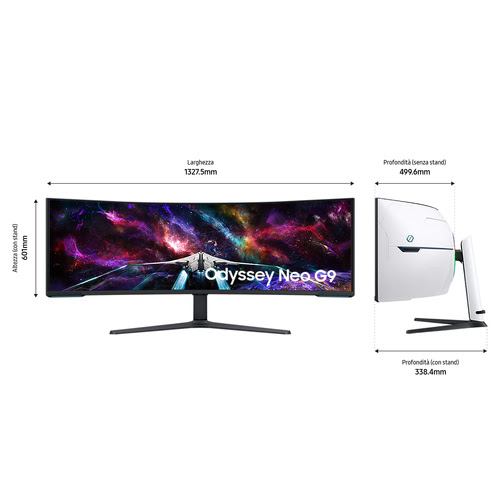 Samsung 57 pouces  LS57CG952NUXEN - Ecran PC Samsung - grosbill.com - 3