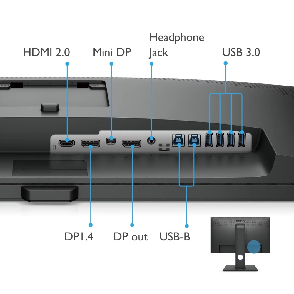 BenQ 27 pouces  9H.LHALB.QBE - Ecran PC BenQ - grosbill.com - 3