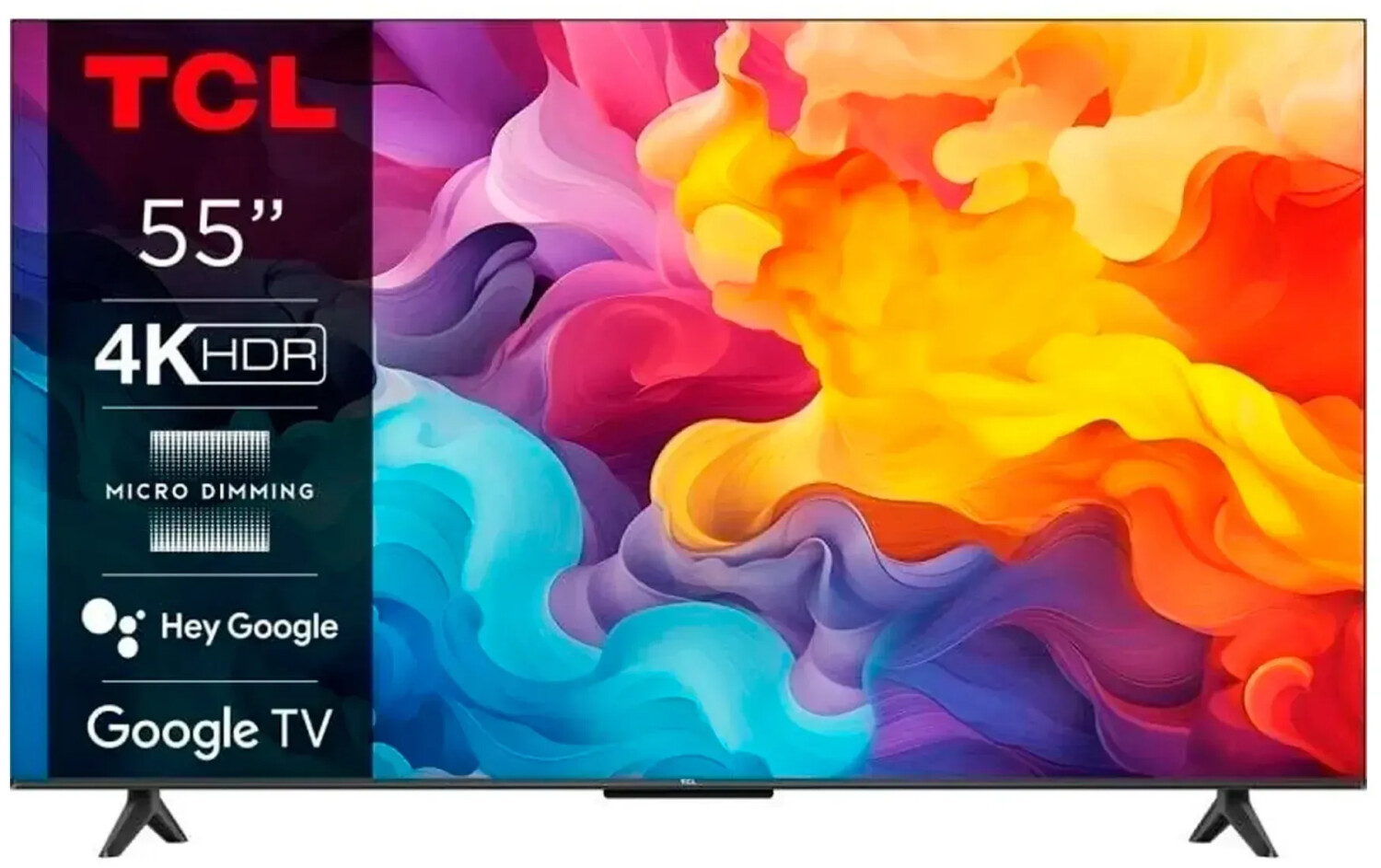 TCL 55P61B 55" LED UltraHD 4K HDR Google TV - TV TCL - grosbill.com - 2