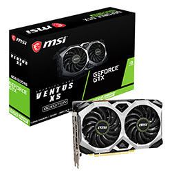 image produit MSI GeForce GTX 1660 SUPER VENTUS XS OC-Seconde Vie-Bon Etat Grosbill