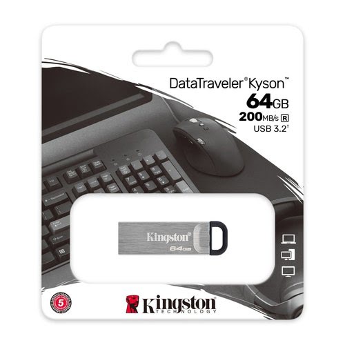 64GB USB3.2 Gen 1 DataTraveler Kyson - Achat / Vente sur grosbill.com - 2