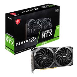 image produit MSI RTX 3050 VENTUS 2X 8G OC LHR - RTX3050/8G/HDMI/DP Grosbill