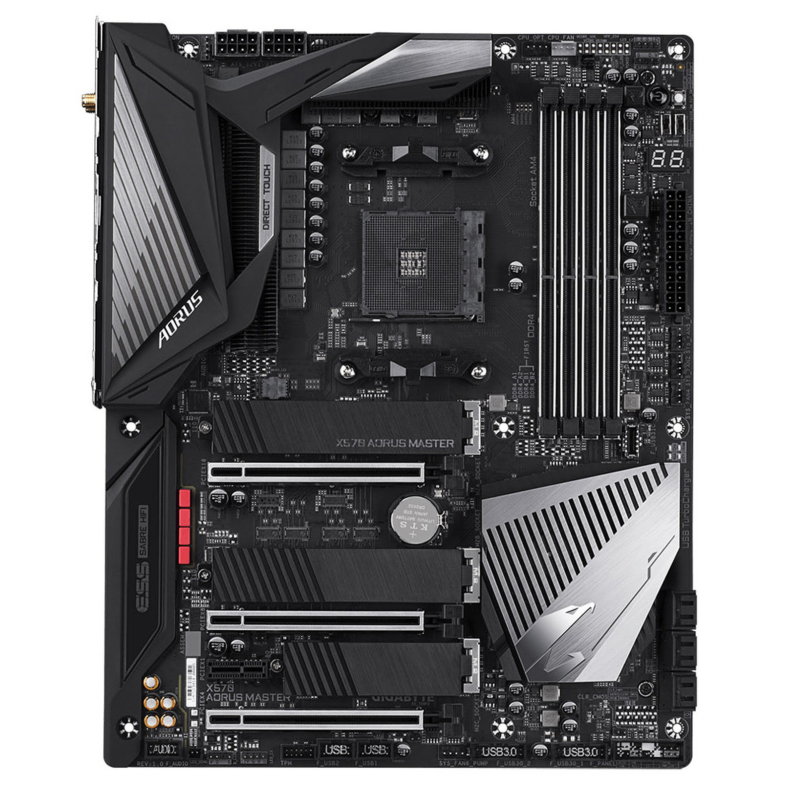 Gigabyte X570 AORUS MASTER ATX  - Carte mère Gigabyte - 2