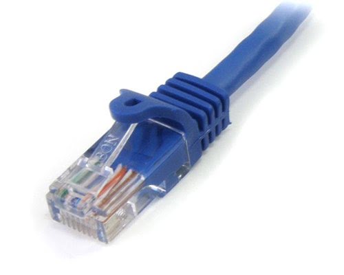 5m Blue Snagless UTP Cat5e Patch Cable - Achat / Vente sur grosbill.com - 1