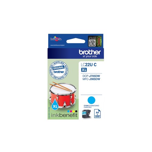 Brother - Cyan - LC22UC - Achat / Vente Consommable imprimante sur grosbill.com - 0