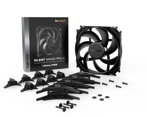 be quiet! SILENT WINGS PRO 4 140mm PWM - Ventilateur boîtier - 4