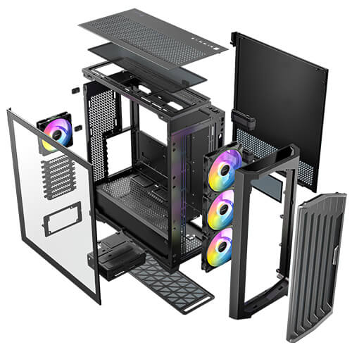 Antec Performance 1 ARGB Noir - Boîtier PC Antec - grosbill.com - 9