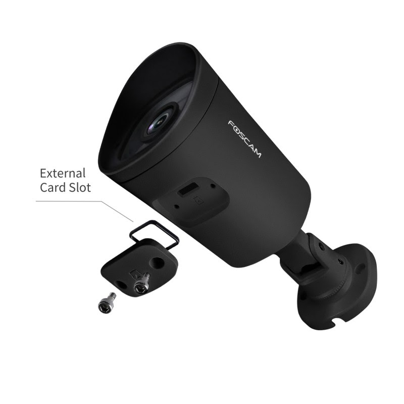 Foscam FI9902P Outdoor WiFi Bullet - 2MP/IP66/Black (FI9902P Black) - Achat / Vente Caméra réseau sur grosbill.com - 1