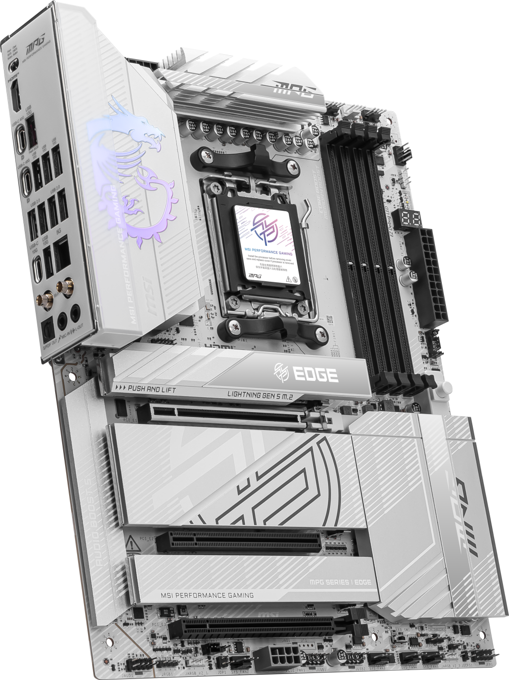 MSI MPG X870E EDGE TI WIFI ATX  - Carte mère MSI - grosbill.com - 2