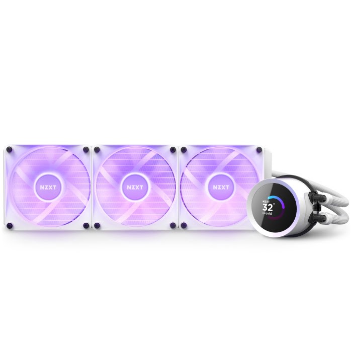 NZXT Kraken Blanc RGB 360mm - Watercooling NZXT - grosbill.com - 1