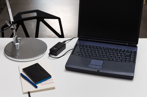 Adaptateur secteur pour HP/6 embouts/90W/Noir - Bluestork - 1