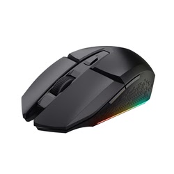 Souris PC Trust FELOX - Noire/Sans Fil/Droitier/RGB Grosbill