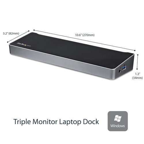 Triple-Video Docking Station for Laptops - Achat / Vente sur grosbill.com - 0
