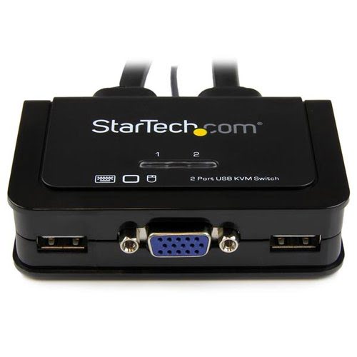 2 Port USB VGA Cable KVM Switch - Achat / Vente sur grosbill.com - 1