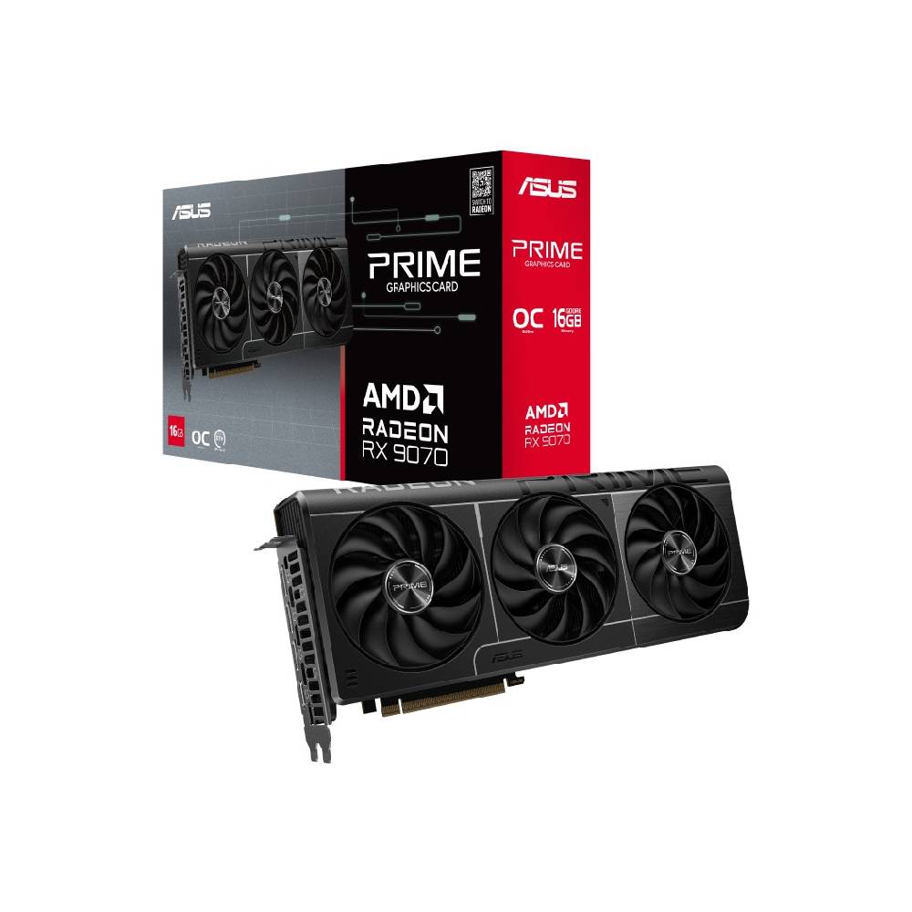 Asus PRIME-RX9070-O16G V1  - Carte graphique Asus - grosbill.com - 0