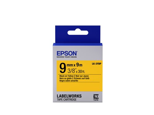 Epson TAPE LK-3YBP PASTEL BLK-/YELL