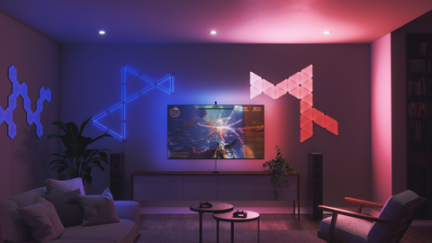 Nanoleaf Kit 4D TV Screen Mirror + Bande Led - Jusqu'à 85" (NF082K02-52LS) - Achat / Vente Objet connecté / Domotique sur grosbill.com - 25