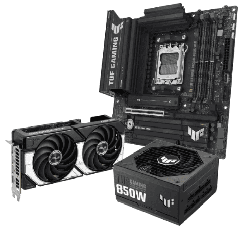 DUAL 5070 12G OC + 850W 3.1 Gold + B850M WIFI - grosbill.com - 0