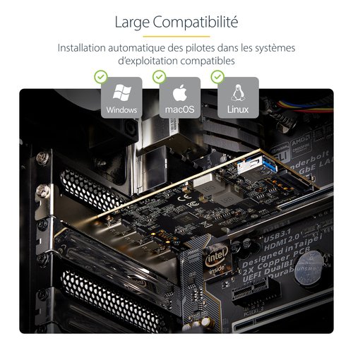 5-PORT USB PCIE CARD 10GBPS - Achat / Vente sur grosbill.com - 10