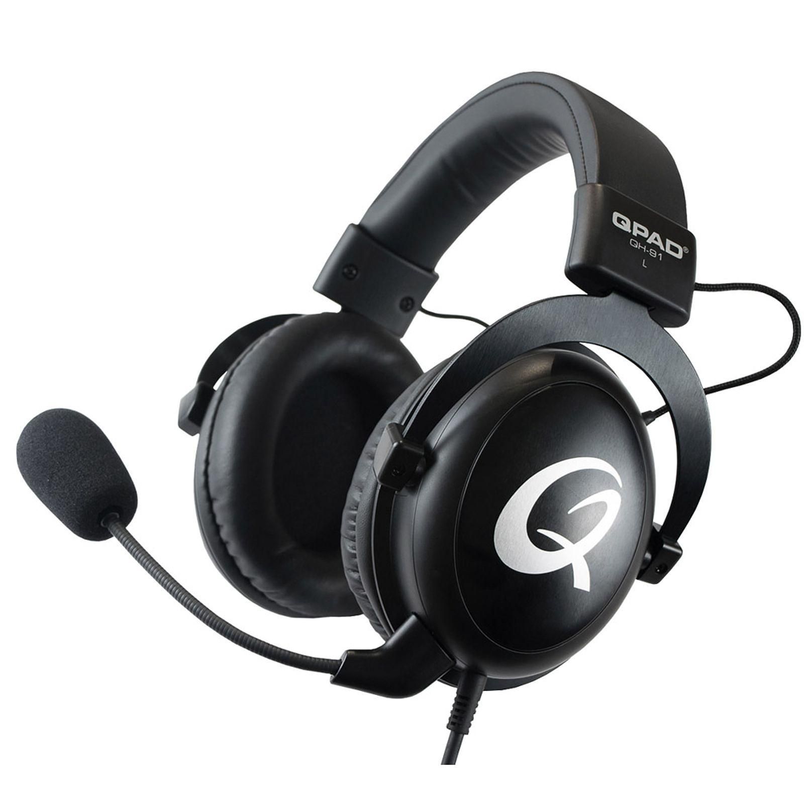 QPAD QH-91 Stereo Noir - Micro-casque - grosbill.com - 0