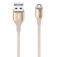 Connectique PC Belkin Premium Kevlar Cable Micro USB Gold Grosbill