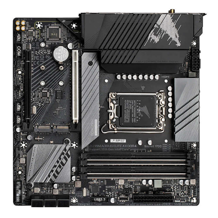 Gigabyte Z690M A ELITE AX DDR4 Micro-ATX  - Carte mère Gigabyte - 1