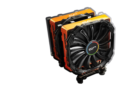 Cover Orange pour Ventirad R1 Ultimate et R1 Unive - Cryorig CR-CCO - 1