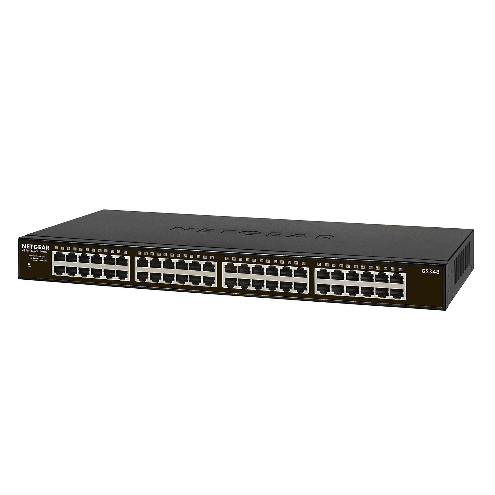 Switch Netgear 48 ports 10/100/1000 GS348# - grosbill.com - 0