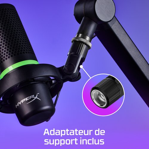 HyperX DuoCast-USB Microphone Black - Achat / Vente sur grosbill.com - 8