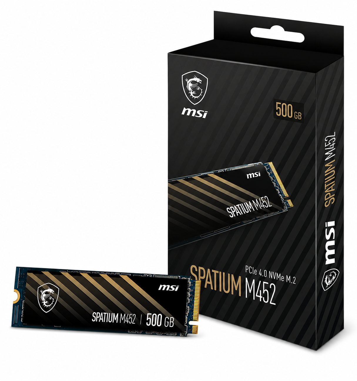 MSI SPATIUM M452  PCI-E 4.0 - Disque SSD MSI - grosbill.com - 0