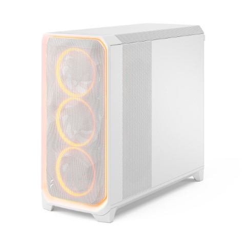 Fractal Design Meshify 3XL Ambience P RGB TGClear-MT/SsAlim/E-ATX Blanc - Boîtier PC - 6