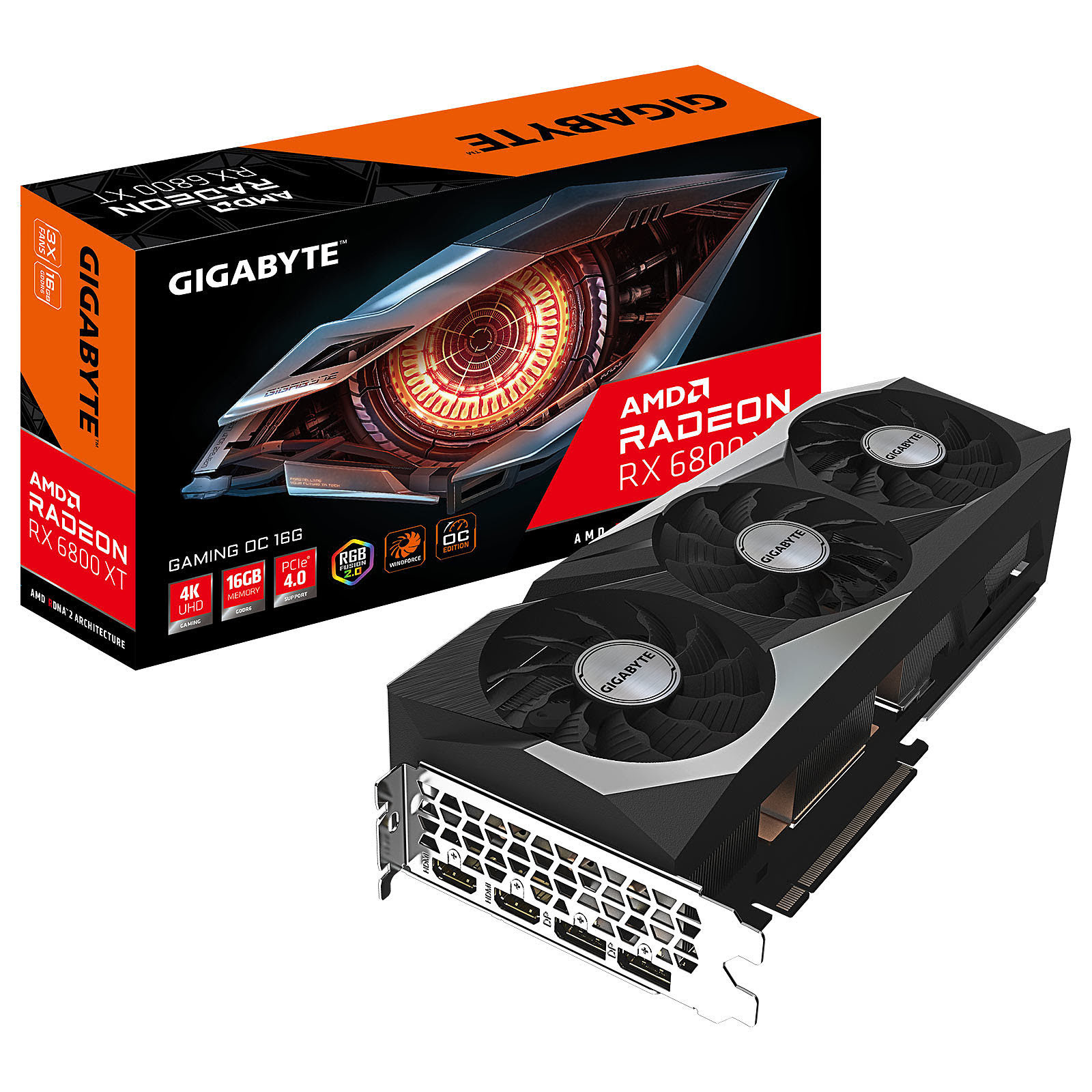 Gigabyte RX 6800 XT GAMING OC- RX6800XT/16Go/HDMI/DP - Carte graphique - 0